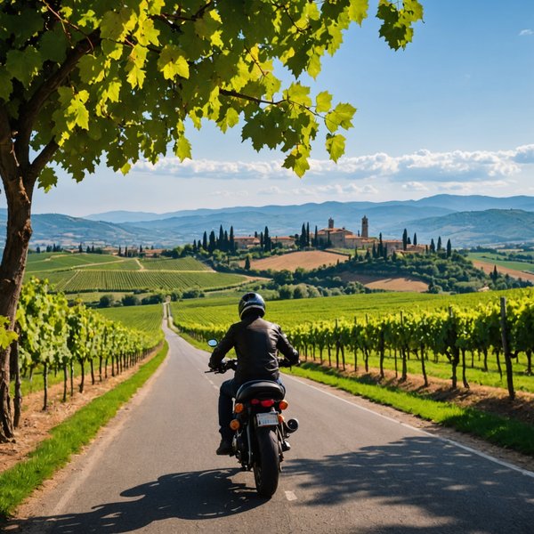 Comment organiser un road trip à travers les vignobles de Toscane en moto ?