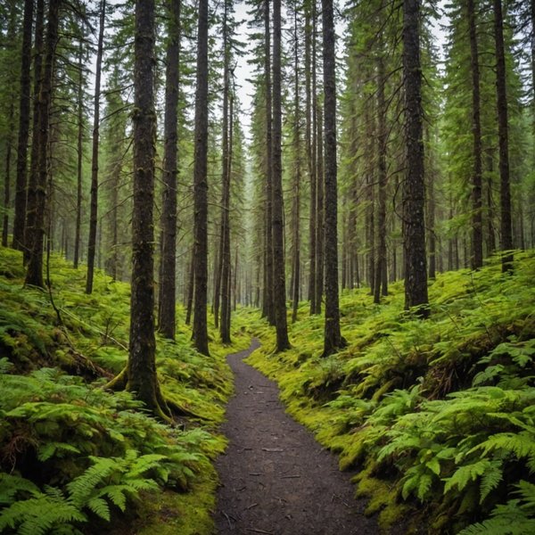 Quels sont les meilleurs itinéraires pour une randonnée à travers les forêts de l'Alaska?